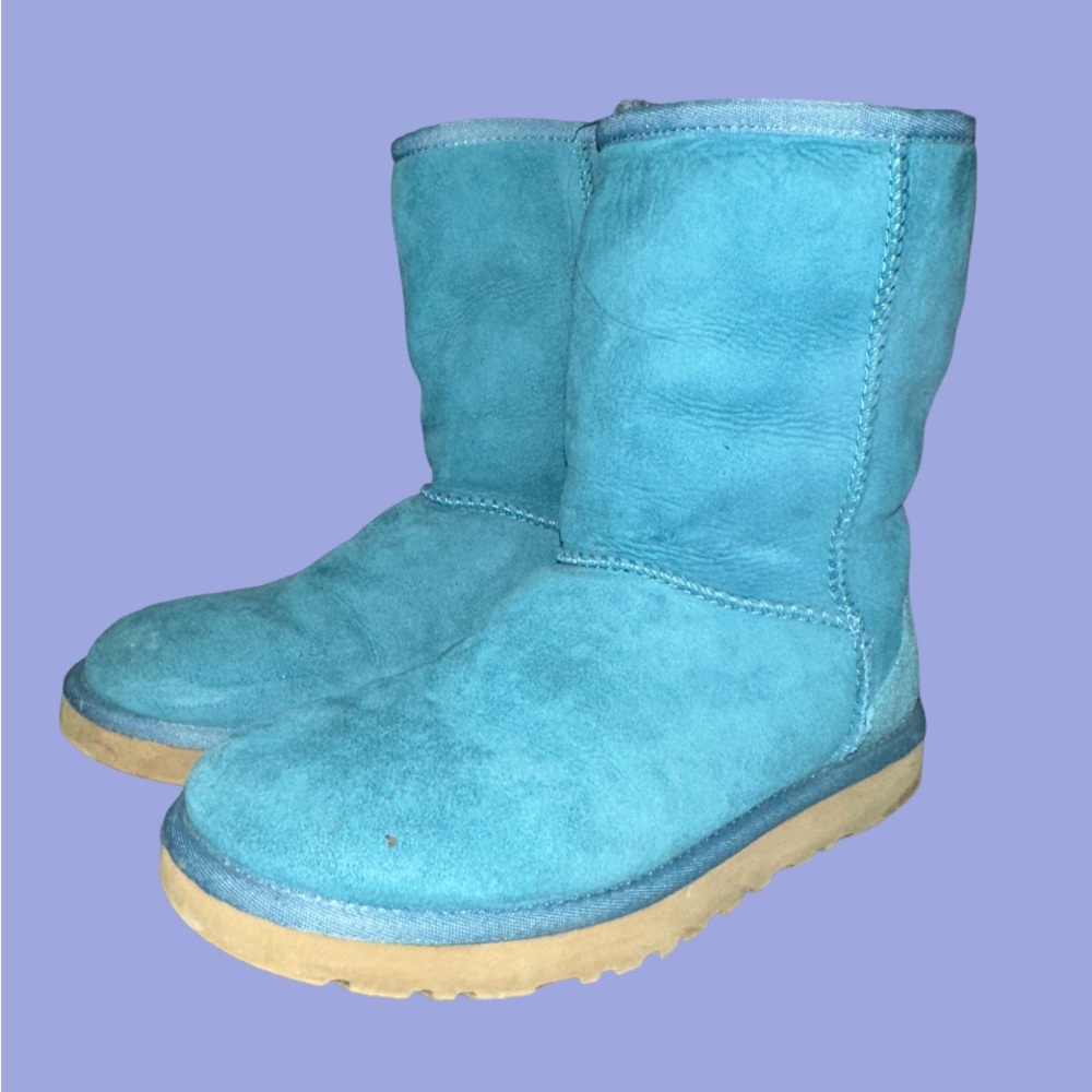 Pre loved aqua ugg boots